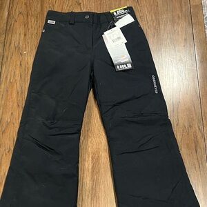 Obermeyer Girls Black Snow Pants